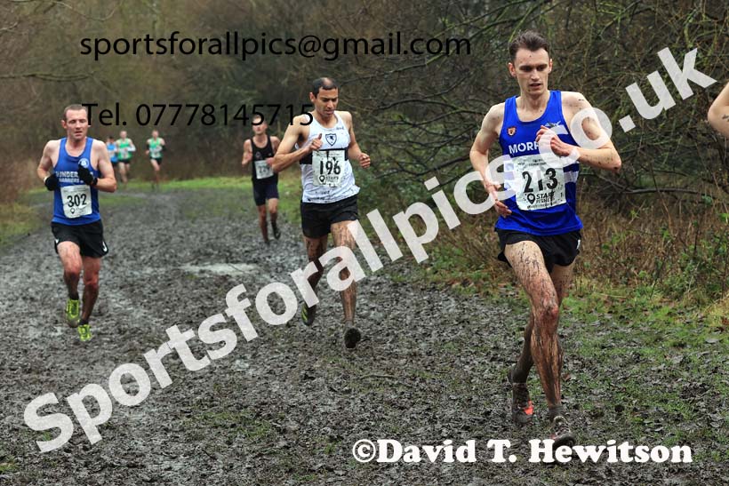 Senior mens 2023 North Eastern Cross Country Champs., Temple Park, South Shields. Photo: David T. Hewitson/Sports for All Pics